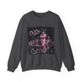 Cool Cat sparkles car Sweatshirt Pink DeDee— Retro Cat Graphic Crewneck