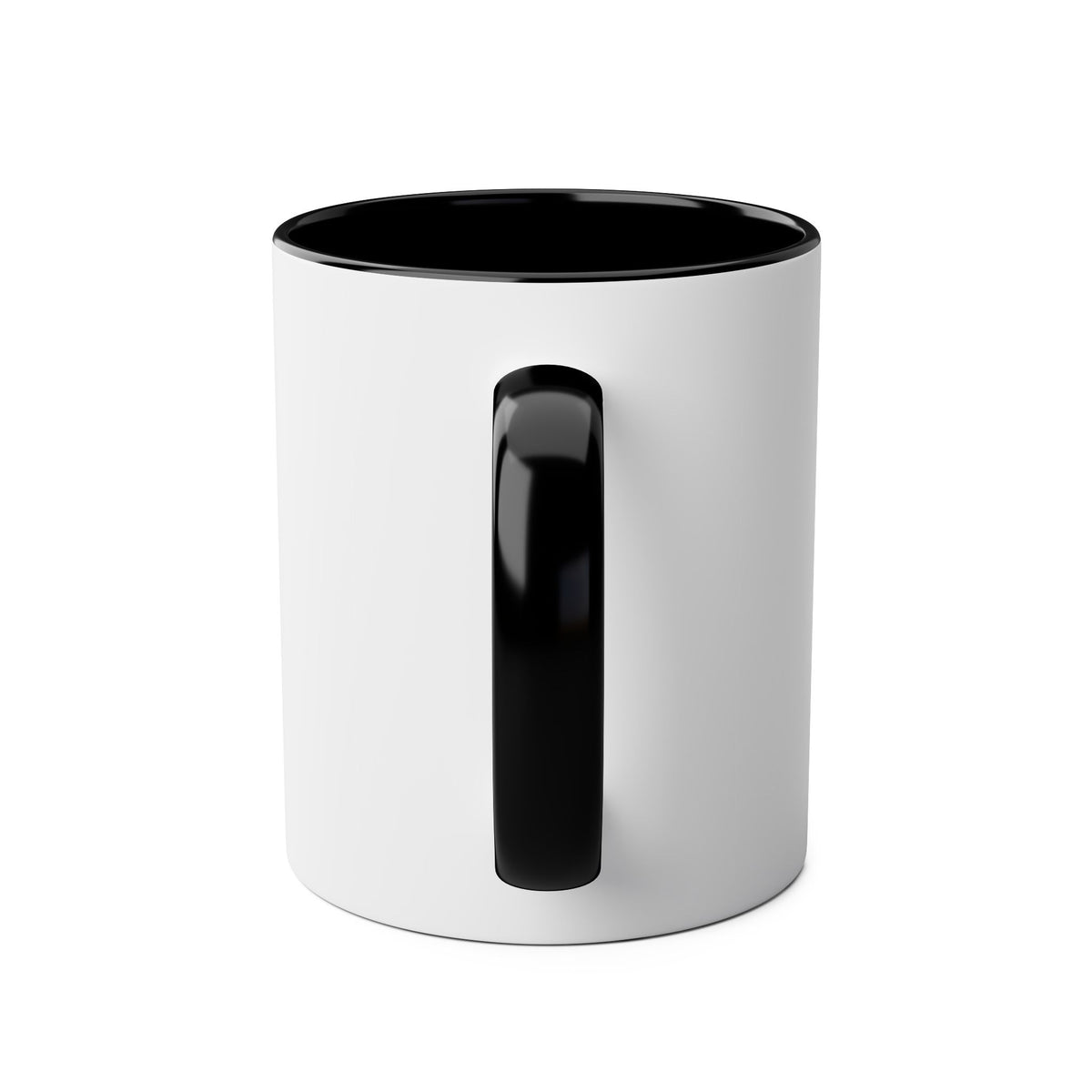 COOL CAT LOGO TUXEDO IN CHAIR - 11oz Two-Tone Coffee Mug