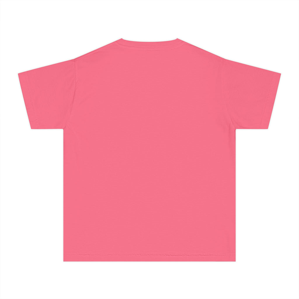 Cool Cat De Dee Standing on the Globe Youth Tee — 'Stay Cool. Work Hard. Never Quit.' Motivational Graphic Tee