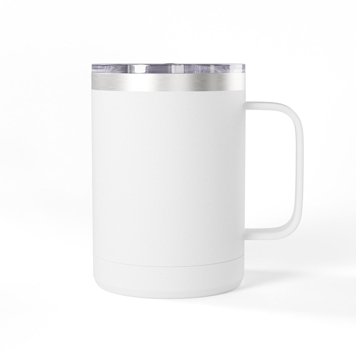15oz Insulated Travel Mug — "Rescue Meow" Vintage Rescue Cats Design
