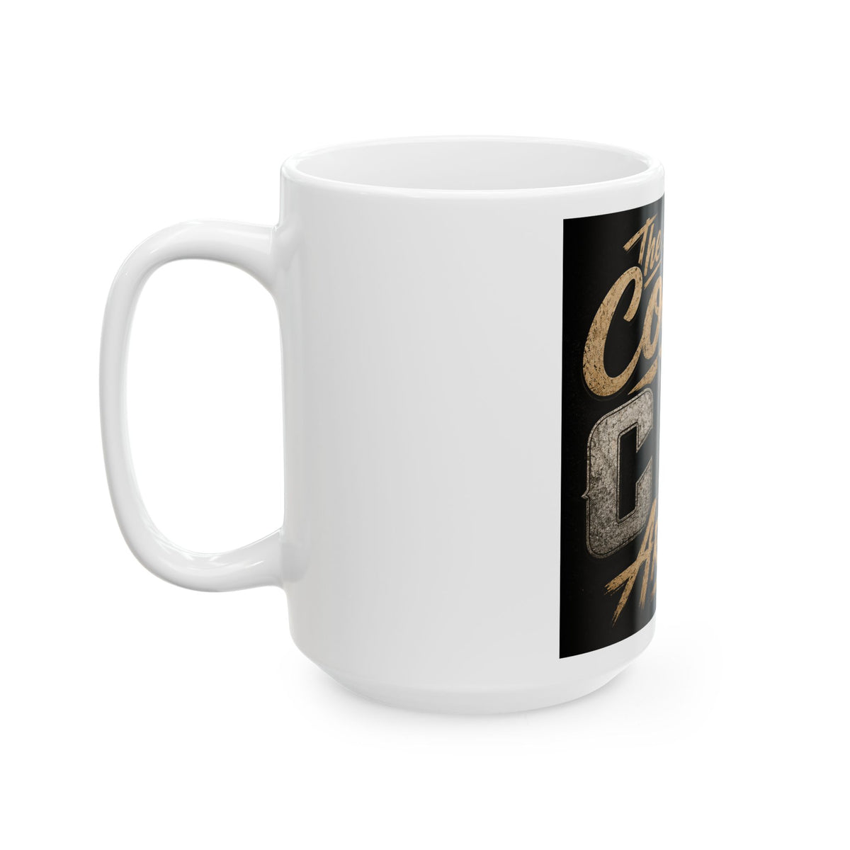 The Coolest Cat Around Ceramic Mug – Funny Cat Lover Coffee Cup (11oz, 15oz)