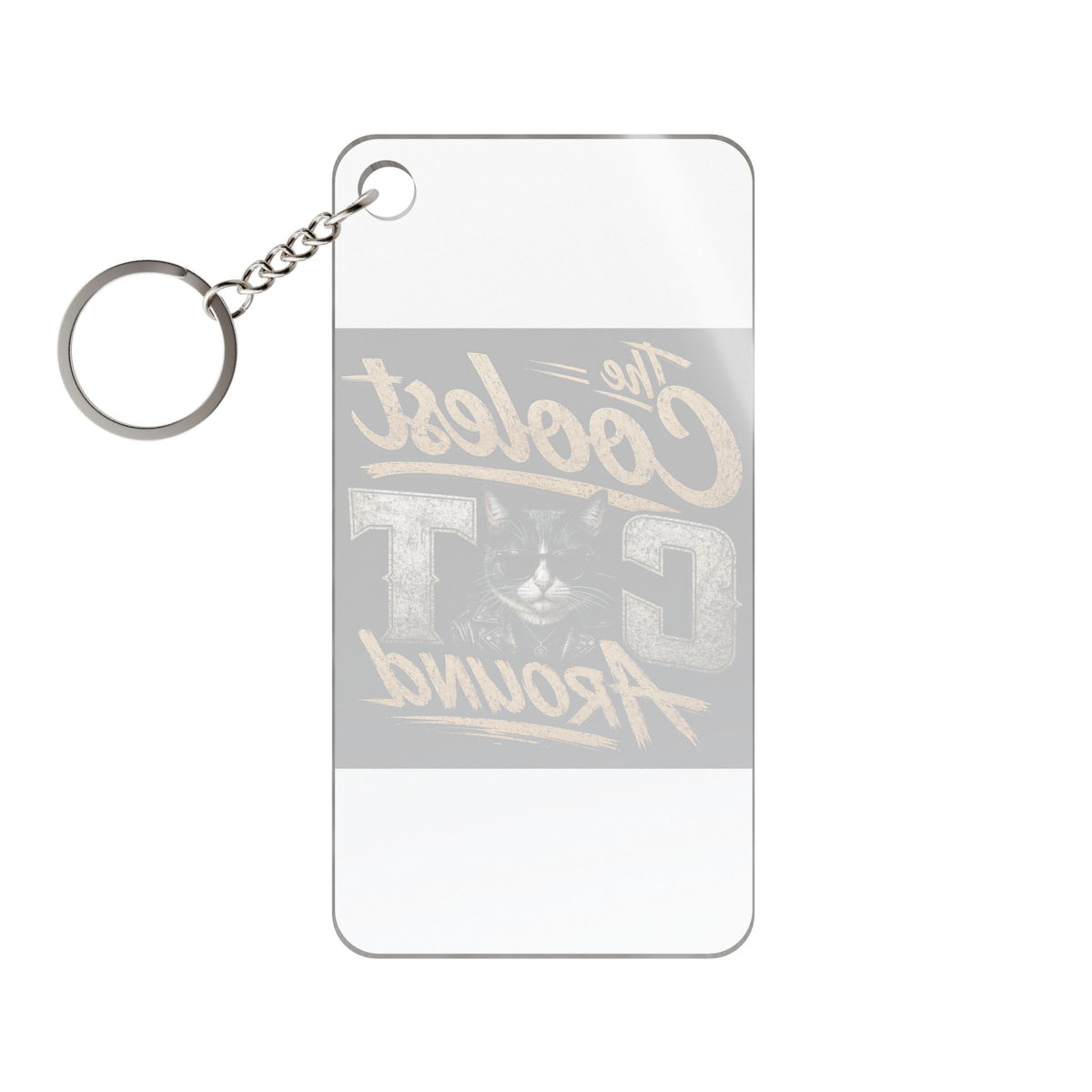Copy of Coolest Cat (De Dee) Around Keychain Pink Charm