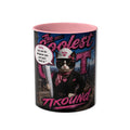 Construction Boss "The Coolest Cat Around"  - 11oz Two-Tone Coffee Mug