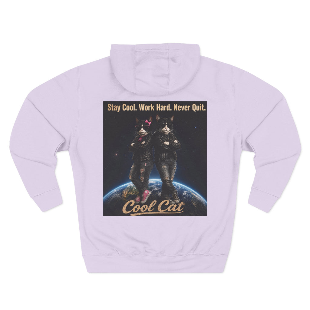 Cool Cats Vintage Graphic Hoodie — Retro Cat Band Design