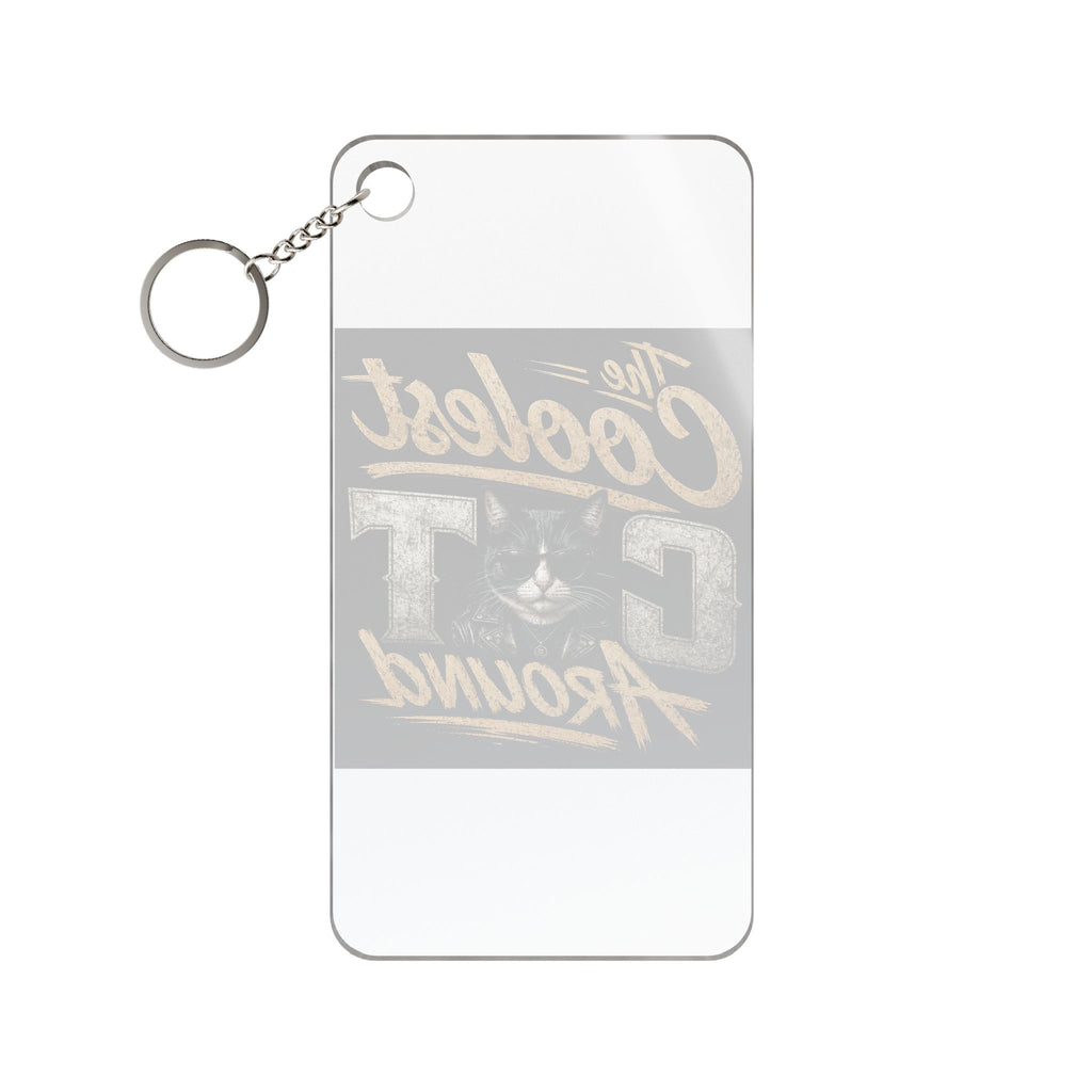 Copy of Coolest Cat (De Dee) Around Keychain Pink Charm