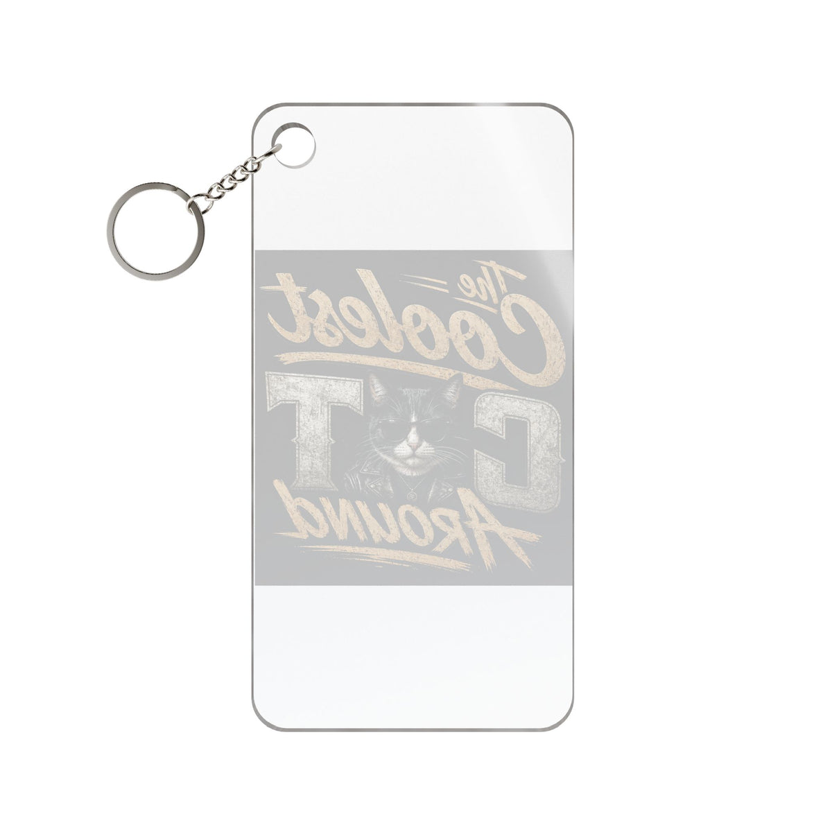 Copy of Coolest Cat (De Dee) Around Keychain Pink Charm