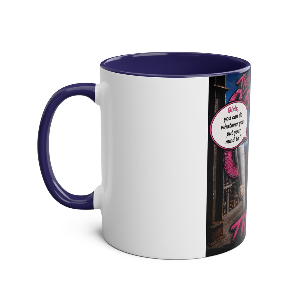 Construction Boss "The Coolest Cat Around"  - 11oz Two-Tone Coffee Mug