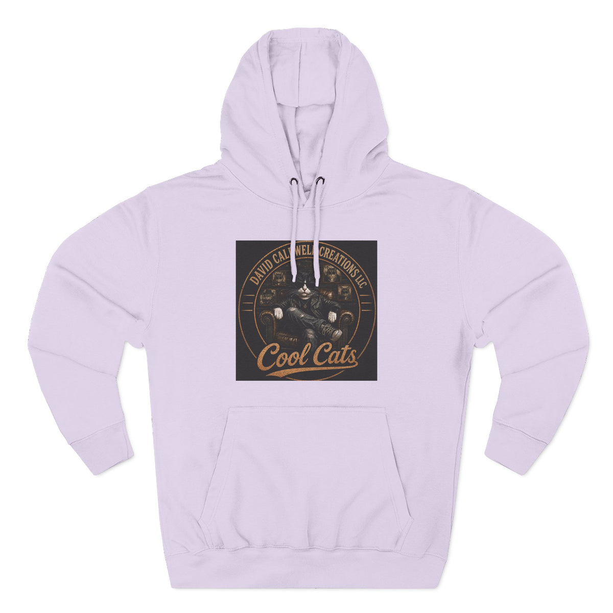 Cool Cats Vintage Graphic Hoodie — Retro Cat Band Design