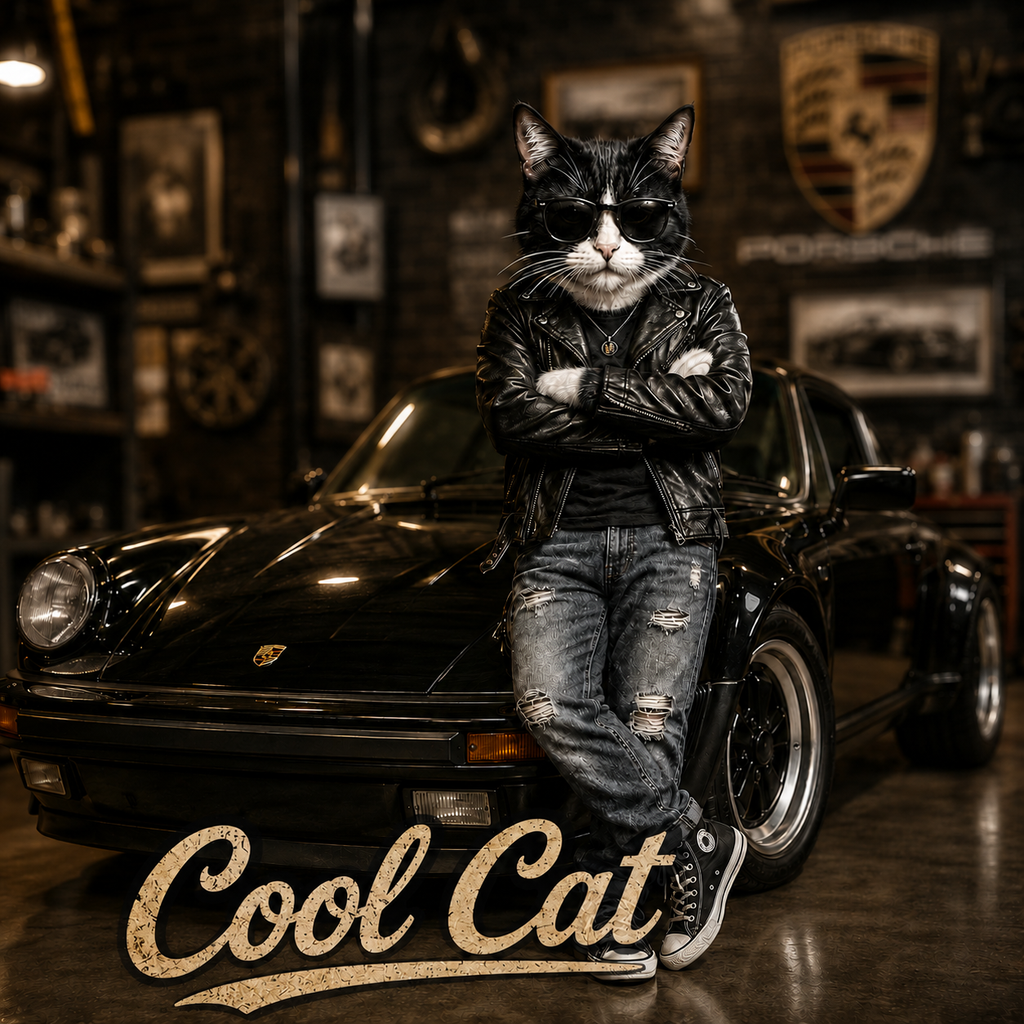 Cool Cat "The Coolest Cat Around" Short Sleeve T-Shirt